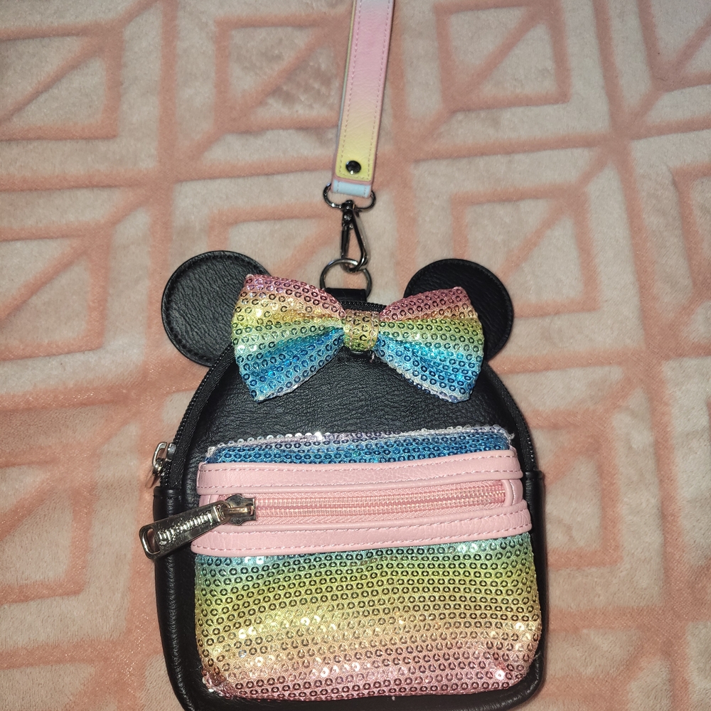 Disney Loungefly Minnie Mouse Rainbow Bag
